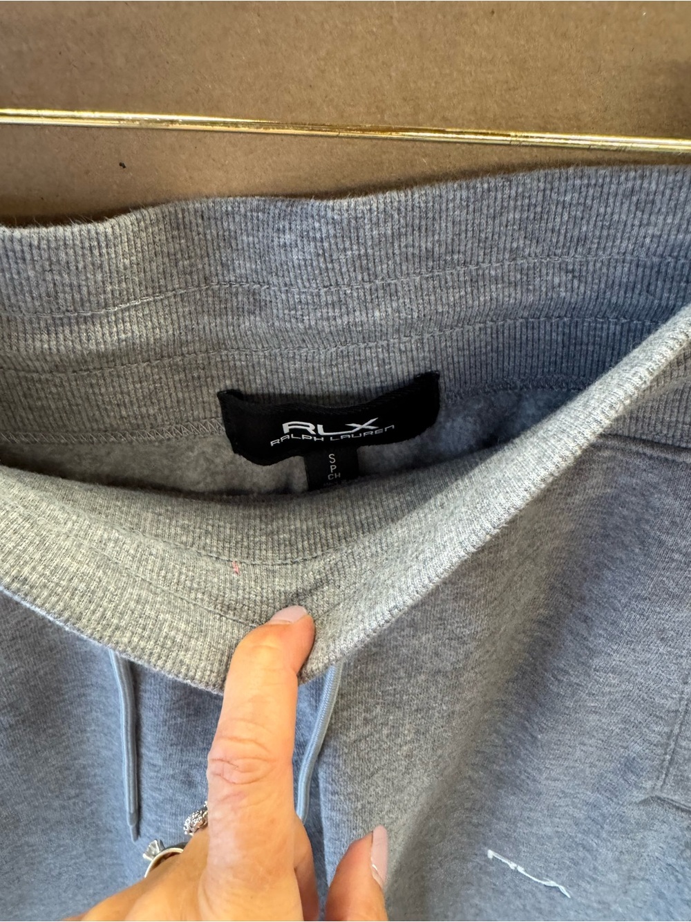 RLX Ralph Lauren Gray Heather Jogger Sweatpants - Picture 3 of 7